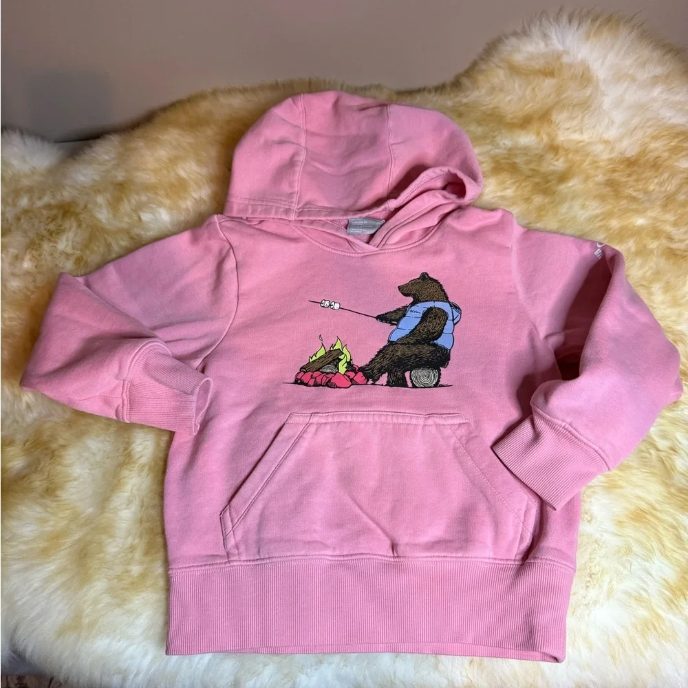 Columbia Girls Camping‎ Hoodie XS (6/7) 🐻🔥